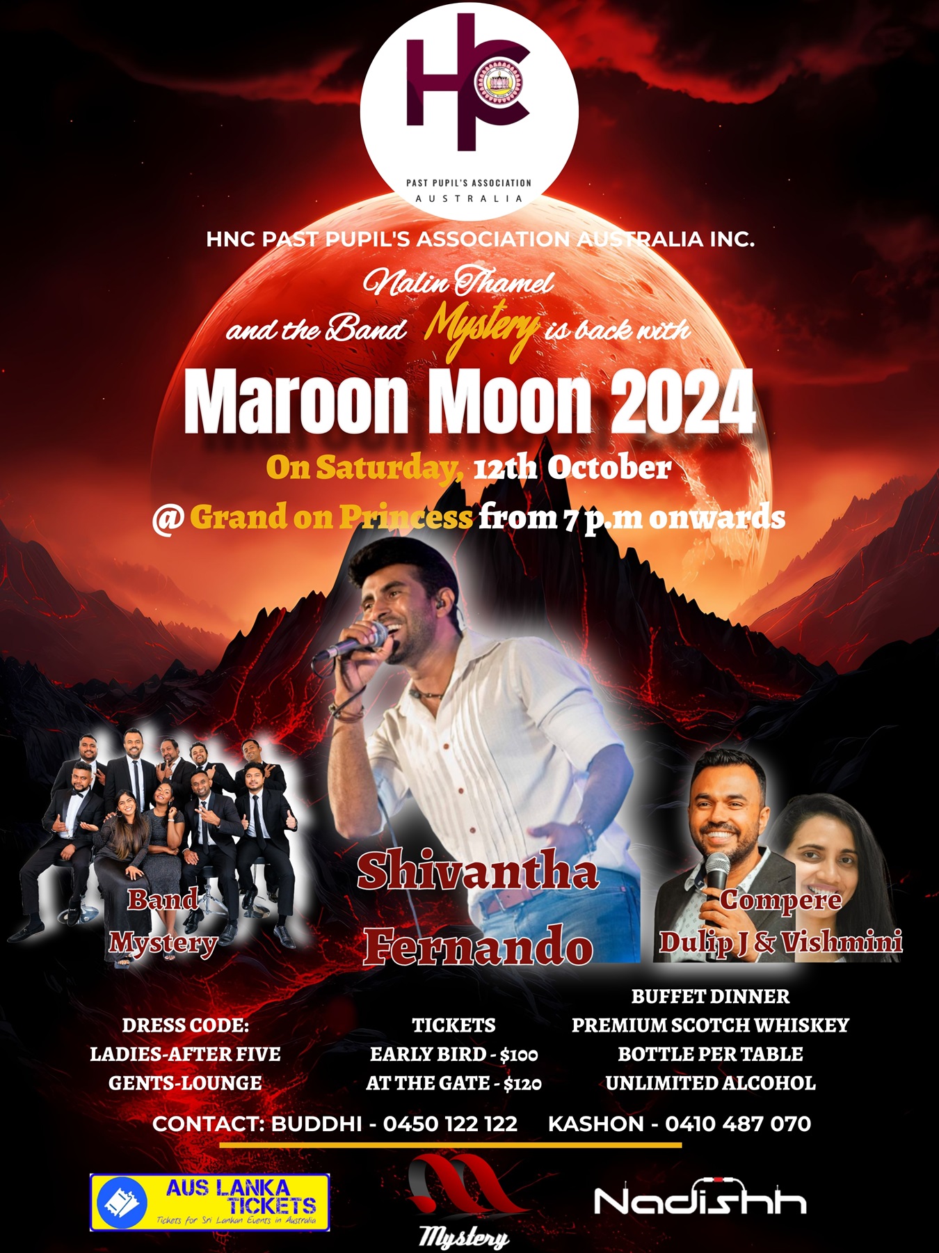 Maroon Moon 2024 – Dinner Dance