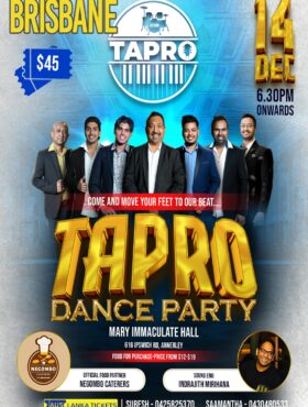 Tapro Dance Party – BRISBANE