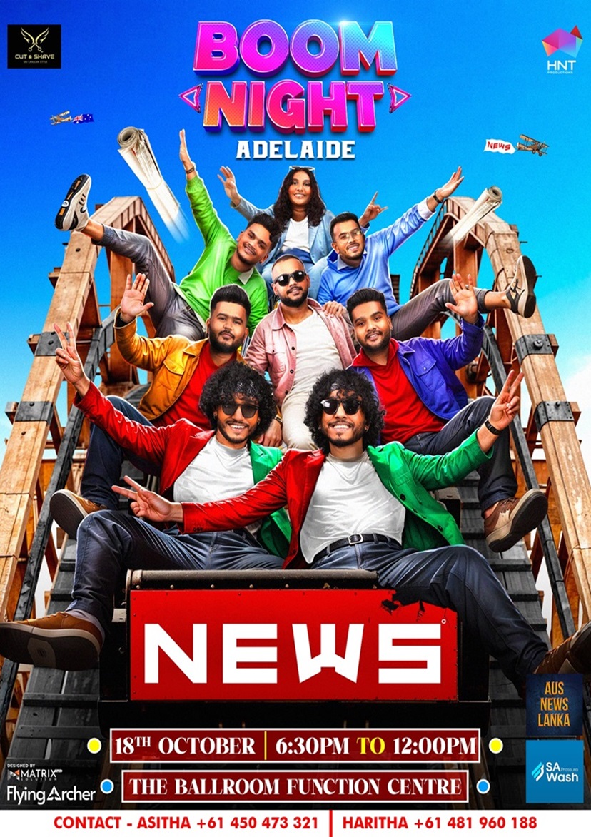 Boom Night with Sarith Suruth & NEWS – ADELAIDE