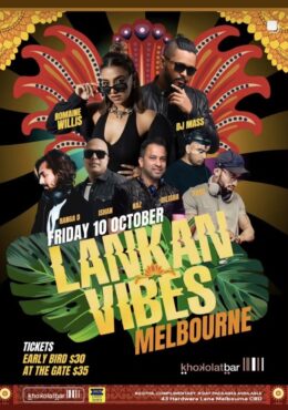 Lankan Vibes – CLUB NIGHT |  Melbourne
