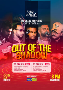 OUT OF THE SHADOW – The Grand Reopening – Attic Pinewood