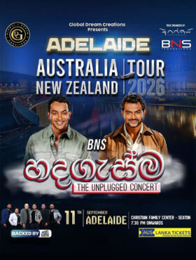 BnS HADAGASMA – The Unplugged Concert – ADELAIDE