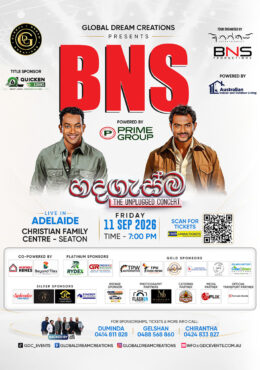 BnS HADAGASMA – The Unplugged Concert – ADELAIDE