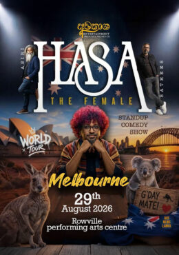 Hasa – The Female – Comedy Show – Melbourne