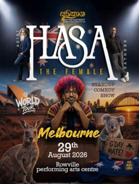 Hasa – The Female – Comedy Show – Melbourne