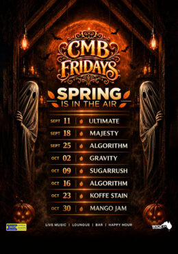 CMB FRIDAYS – SPRING Edition – Melbourne 2026